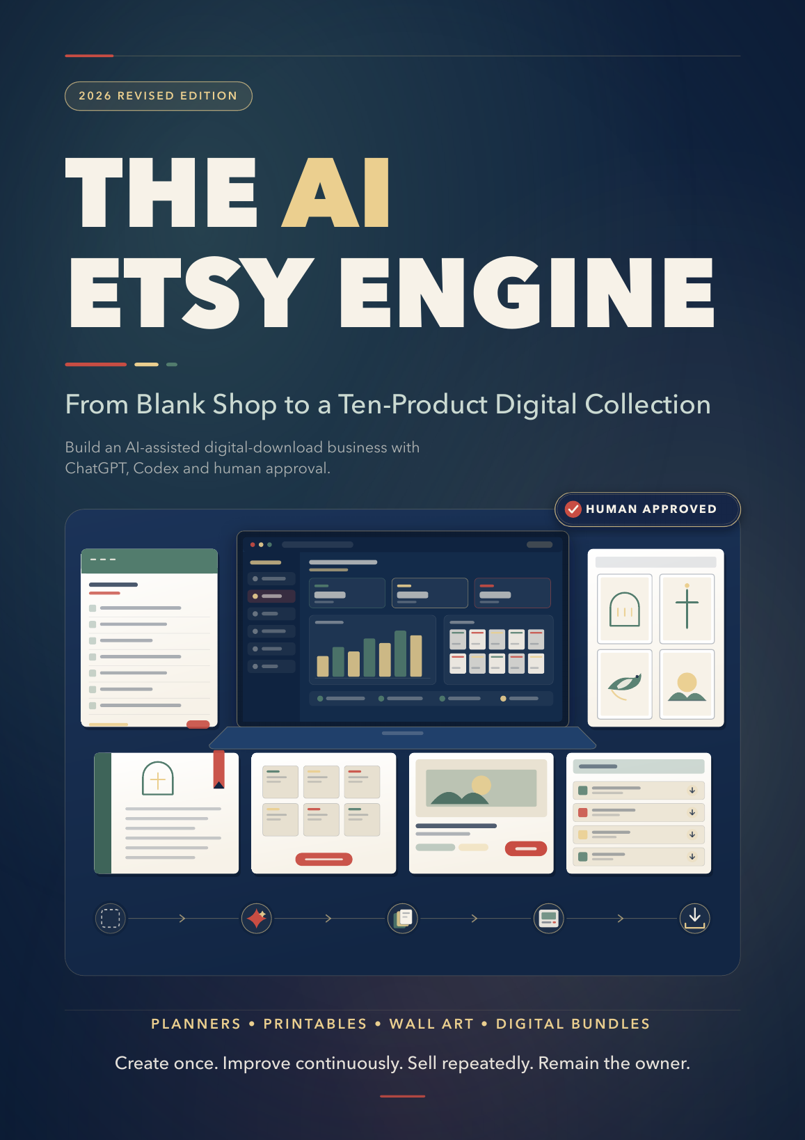 The AI Etsy Engine - Build Your First AI-Assisted Digital Product Shop